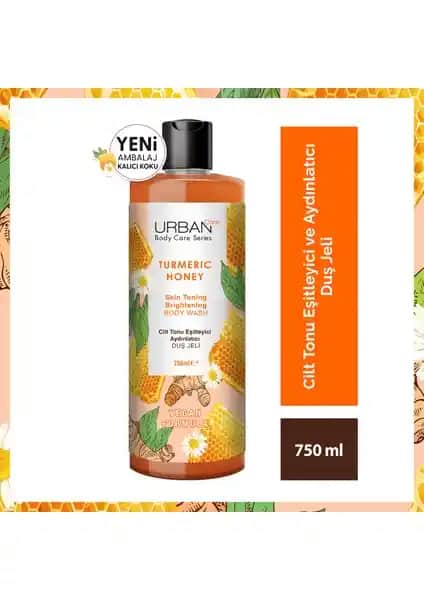 Urban Care Turmeric Honey Duş Jeli: Doğal İçeriklerle Temiz ve Parlak Cilt Bakımı