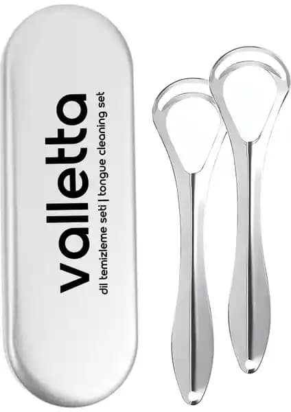 Valletta Rosetta 2'li Dil Temizleyici Seti ve Metal Saklama Kutusu İncelemesi