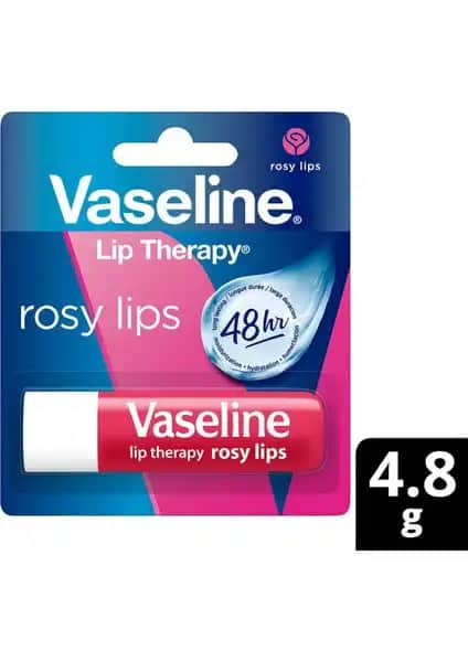 Vaseline Lip Therapy Rosy Lips Dudak Bakım Kremi ile Sağlıklı ve Yumuşak Dudaklar