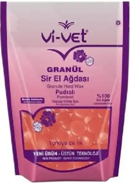 Vi-Vet Granül Sir El Ağdası Pudralı 250 Gr: Hassas Ciltler İçin Pratik Epilasyon Çözümü