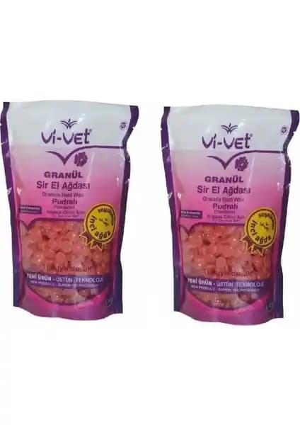 Vi-Vet Granül Soyulabilir Boncuk Sir Ağda Pudralı 250 gr Hassas Ciltler İçin Uygun