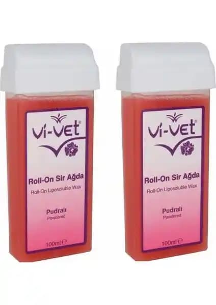 Vi-Vet Roll-On Kartuş 2'li Sir Ağda Pudralı 100 ml ile Güçlü ve Etkili Tüy Alma Çözümü