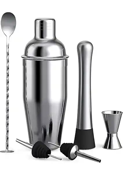 Vosco 6 Parça Kokteyl Seti Profesyonel ve Ev Kullanımı İçin Uygun Tasarım
