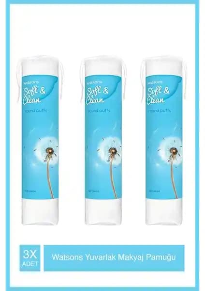 Watsons Yuvarlak Makyaj Pamuğu: Hassas ve Kalın Yapısıyla Günlük Cilt Bakımında Kullanım