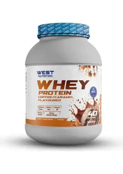 West Nutrition Whey Protein Tozu Kahve Karamel ile Kas Gelişimini Destekleyen Sağlıklı Takviye