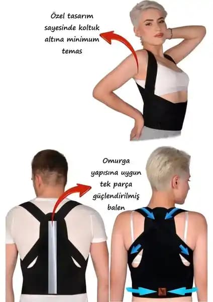 Wi-Fro Balenli Dik Durus Korsesi ile Sağlıklı ve Estetik Duruş Sağlamak