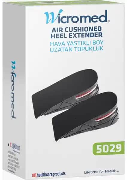 Wicromed Hava Yastıklı Boy Uzatıcı Tabanlık 5 cm ile Günlük Konfor ve Estetik Artışı