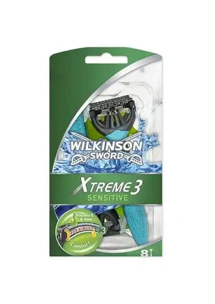 Wilkinson Xtreme3 Sensitive Kullan-At Tıraş Bıçağı: Hassas Ciltler İçin Konforlu ve Güvenilir