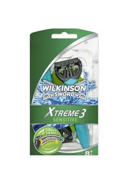Wilkinson Xtreme3 Sensitive Kullan-At Tıraş Bıçağı: Hassas Ciltler İçin Konforlu ve Güvenilir