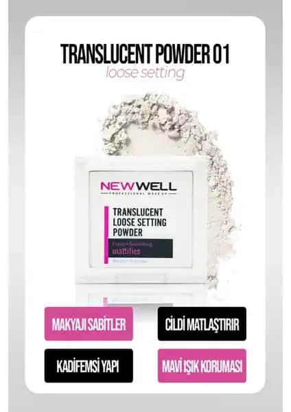 Yeni Well Translucent Loose Setting Powder 01 ile Makyajda Kalıcılık ve Doğallık Sağlayın