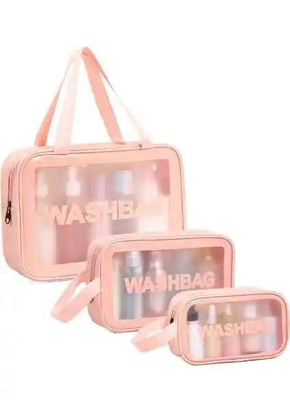 Yongtai Qisem Taşınabilir PVC Su Geçirmez Kozmetik Çantası İdeal Boyut ve Şıklık Sunar