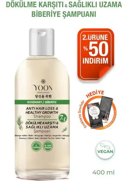 Yoon Biberiye Serisi Tuzsuz Şampuan Saç Sağlığını Destekleyen Doğal Çözüm