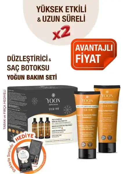 Yoon Saç Bakım Seti: Doğal İçeriklerle Güçlendirilmiş ve Parlak Saçlar İçin Çözüm