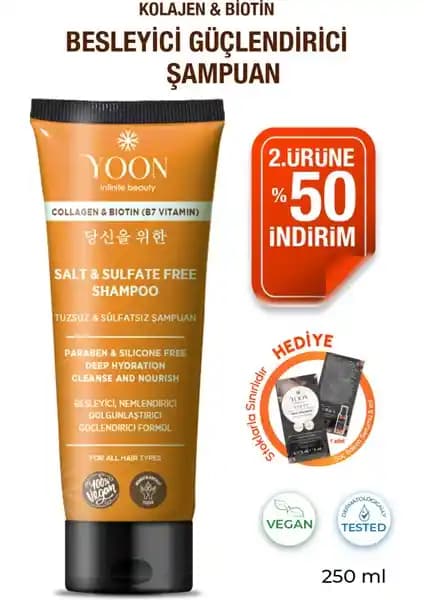 Yoon Sülfatsız ve Tuzsuz Şampuan ile Sağlıklı ve Parlak Saçlara Kavuşun