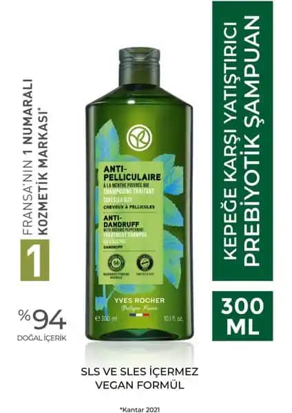 Yves Rocher Kepeğe Karşı Prebiyotik Şampuan: Doğal ve Etkili Saç Derisi Bakımı