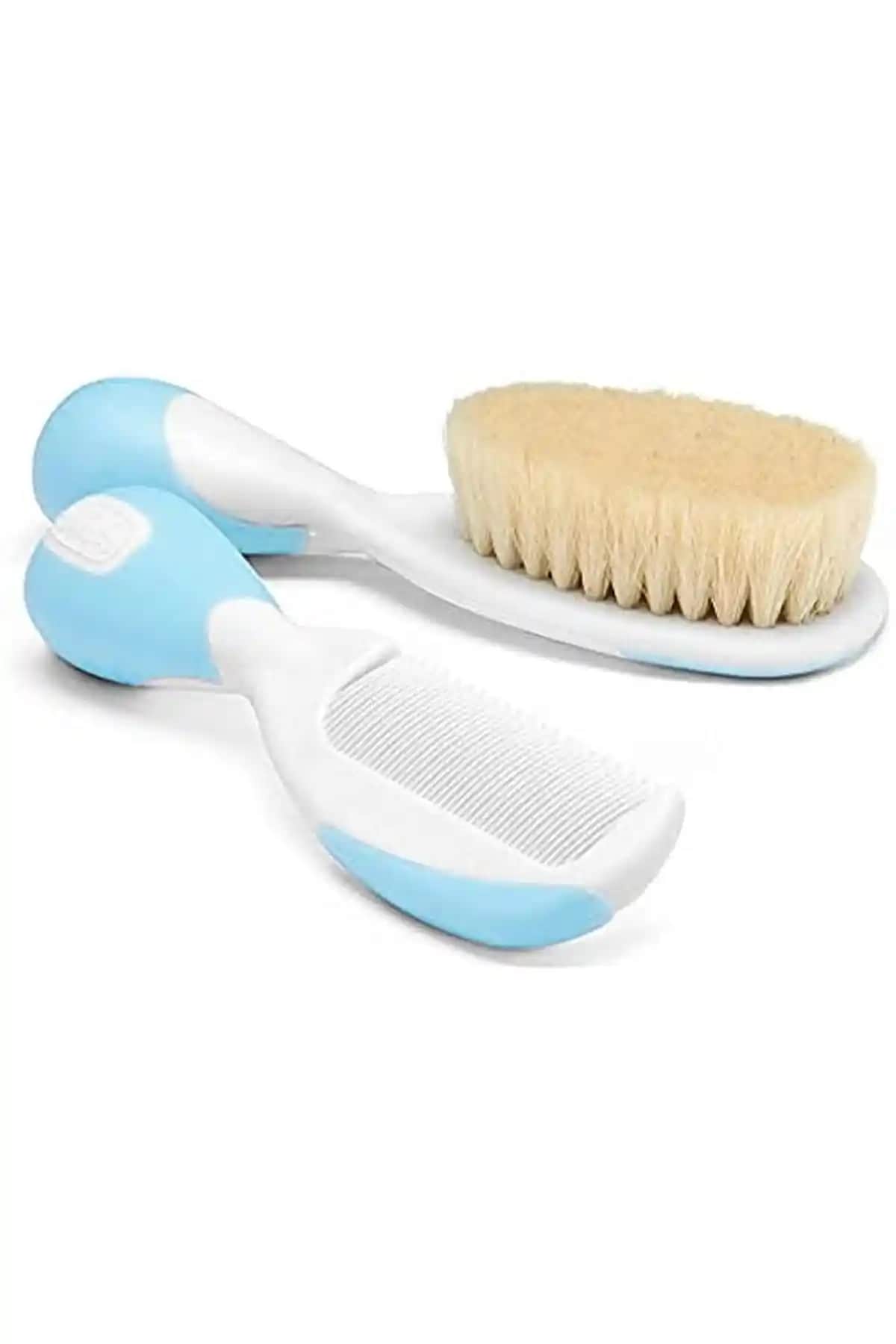 Chicco Unisex Bebek Fırça ve Tarak Seti Güvenli ve Nazik Bebek Saç Bakımı İçin