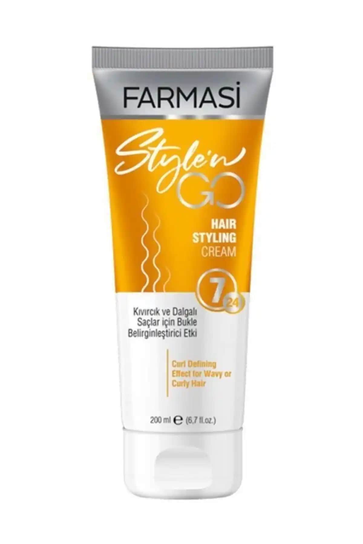 Farmasi Style‘n Go Kıvırcık ve Dalgalı Saçlar İçin Hacim ve Dolgunluk Kremi
