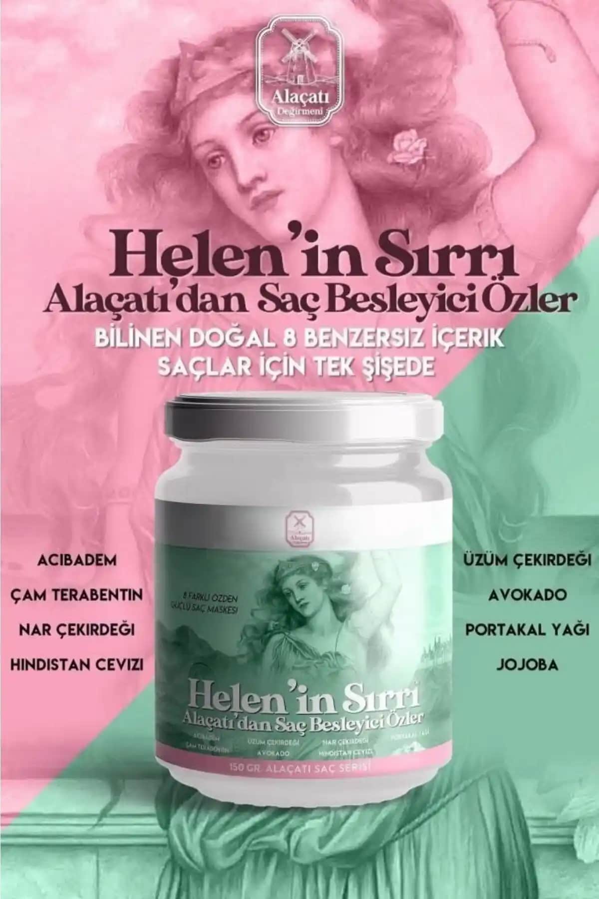 Helen'in Sırrı Saç Besleyici ve Güçlendirici Özler: Doğal ve Etkili Saç Bakım Ürünü Tanıtımı