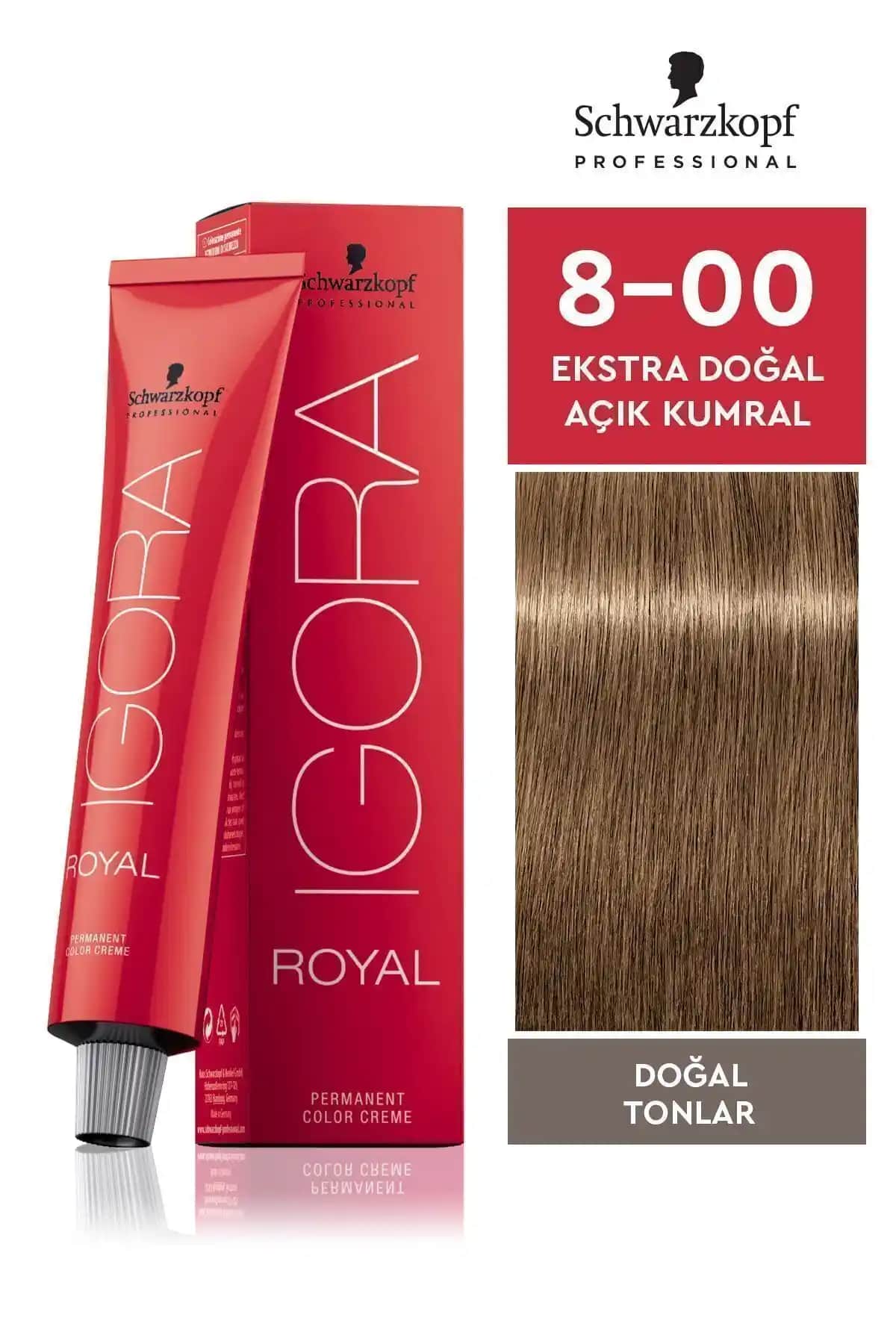 Igora Royal Doğal Tonlar 8-00 Ekstra Doğal Açık Kumral Saç Boyası Özellikleri ve Kullanıcı Yorumları