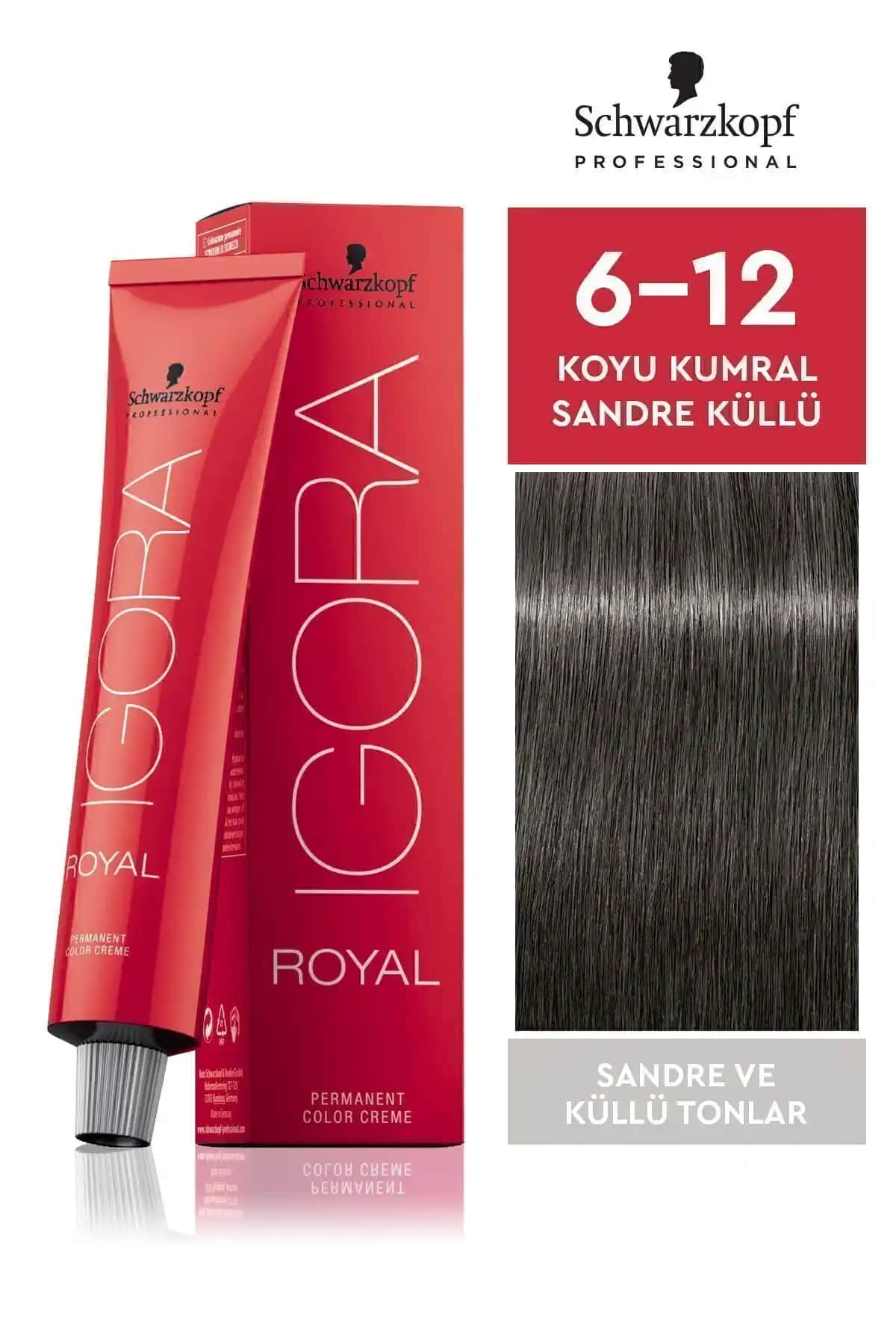 Igora Royal Küllü Tonlar 6-12 Koyu Kumral Sandre Küllü Saç Boyası İnceleme ve Kullanım Rehberi