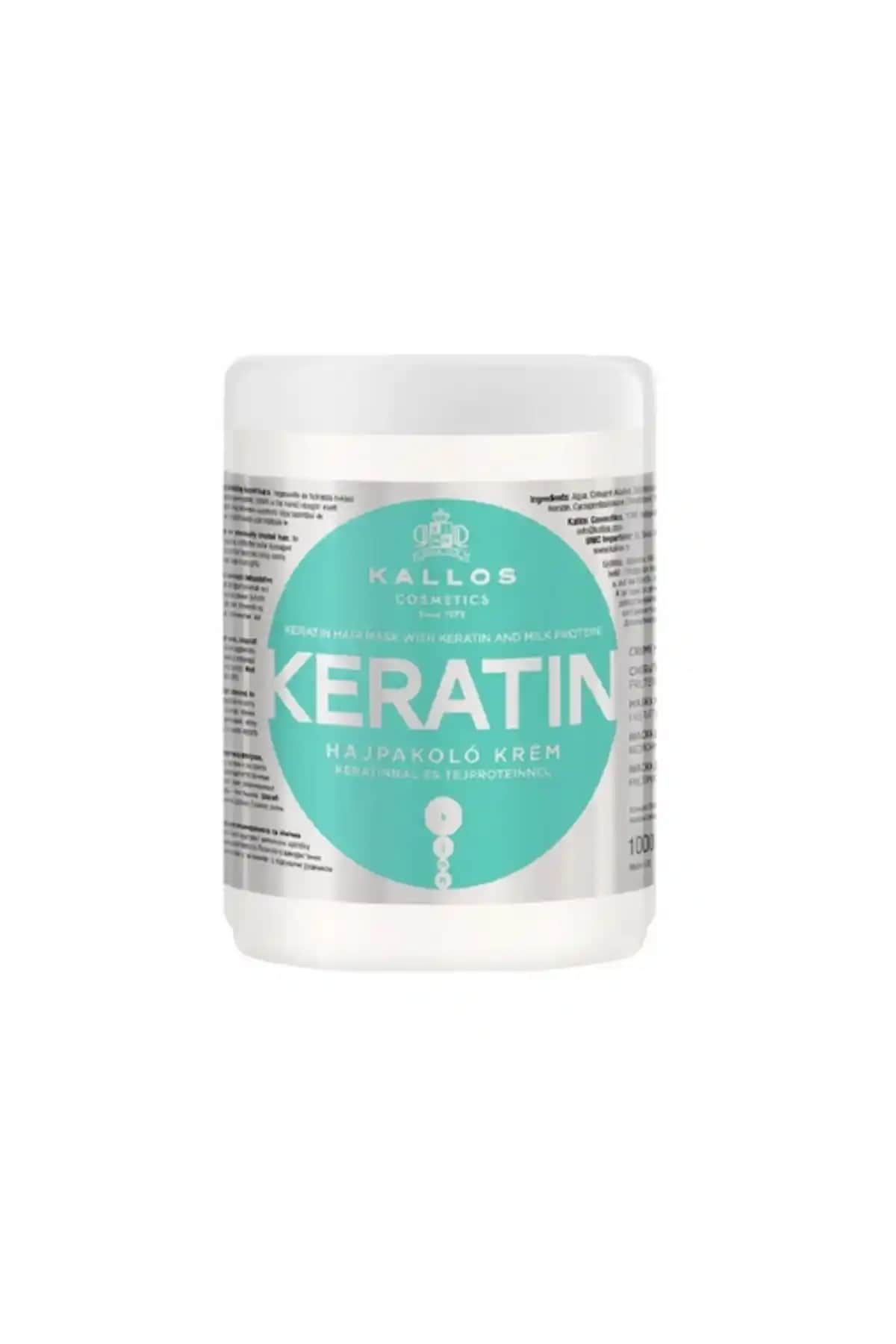 Kallos Kozmetik Keratin ve Süt Proteinli Saç Maskesi: Kuru ve Yıpranmış Saçlar İçin Güçlendirici Çözüm