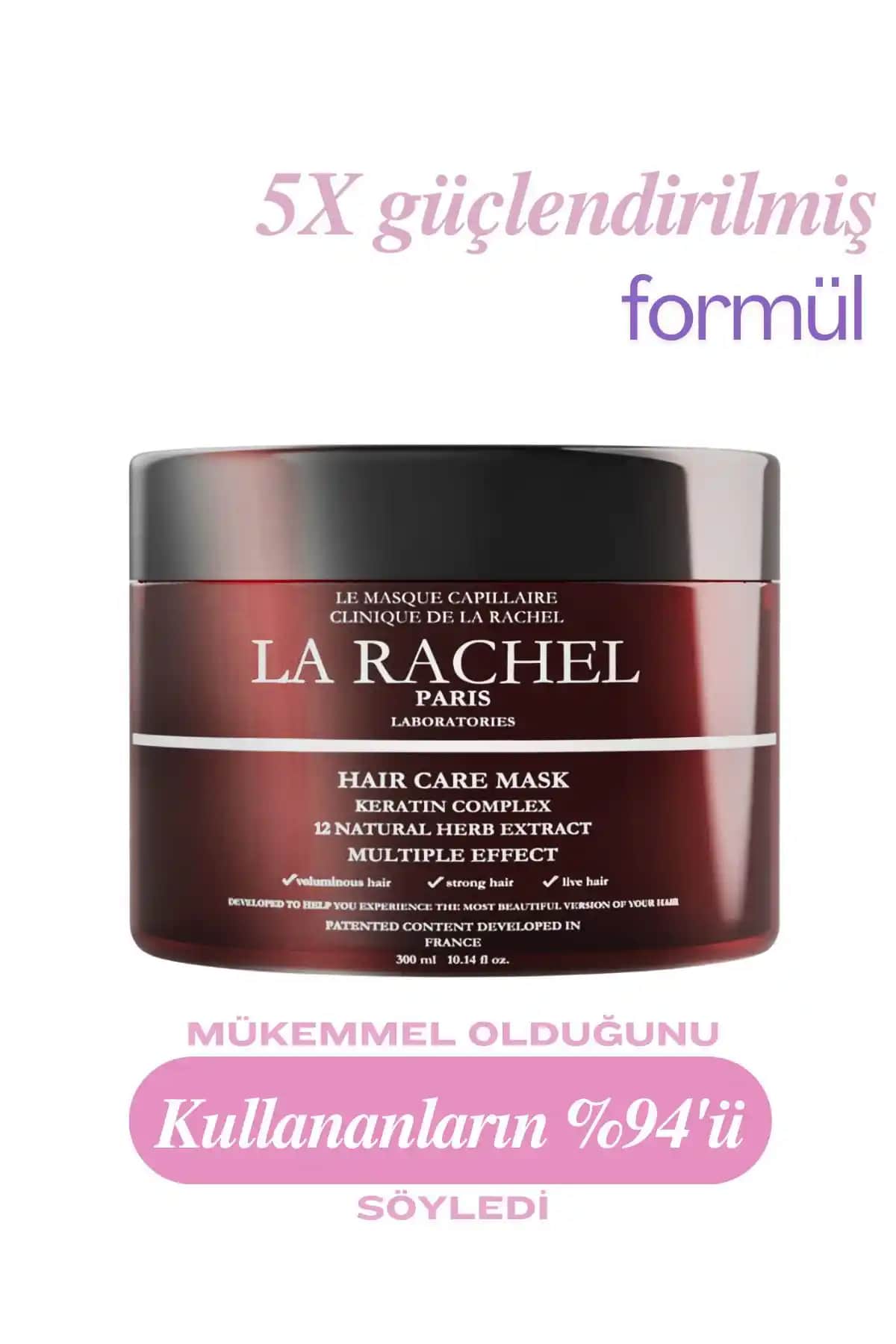 La Rachel-Paris Saç Maskesi: Onarıcı ve Besleyici Saç Bakım Çözümü
