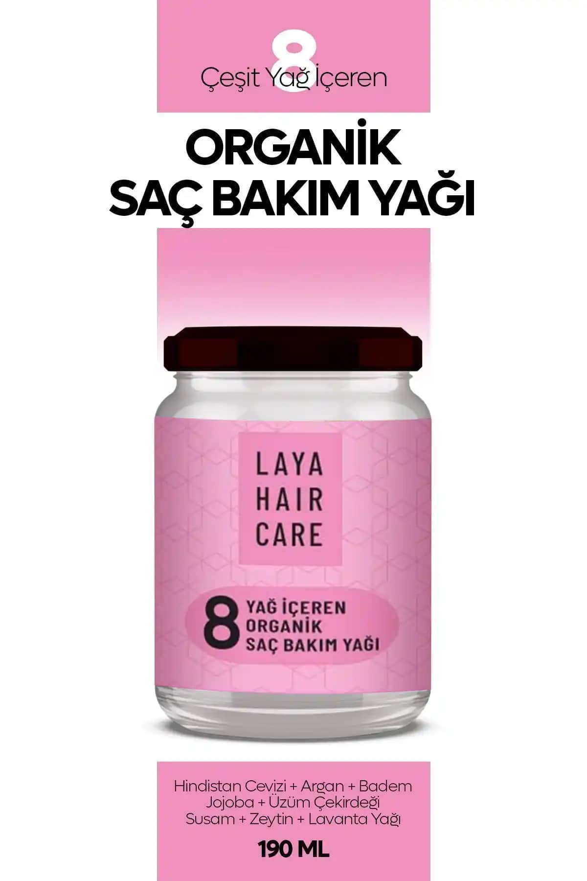 Laya Hair Care 8 Yağ İçeren Saç Bakım Kremi: Doğal ve Güçlendirici Saç Bakım Çözümü
