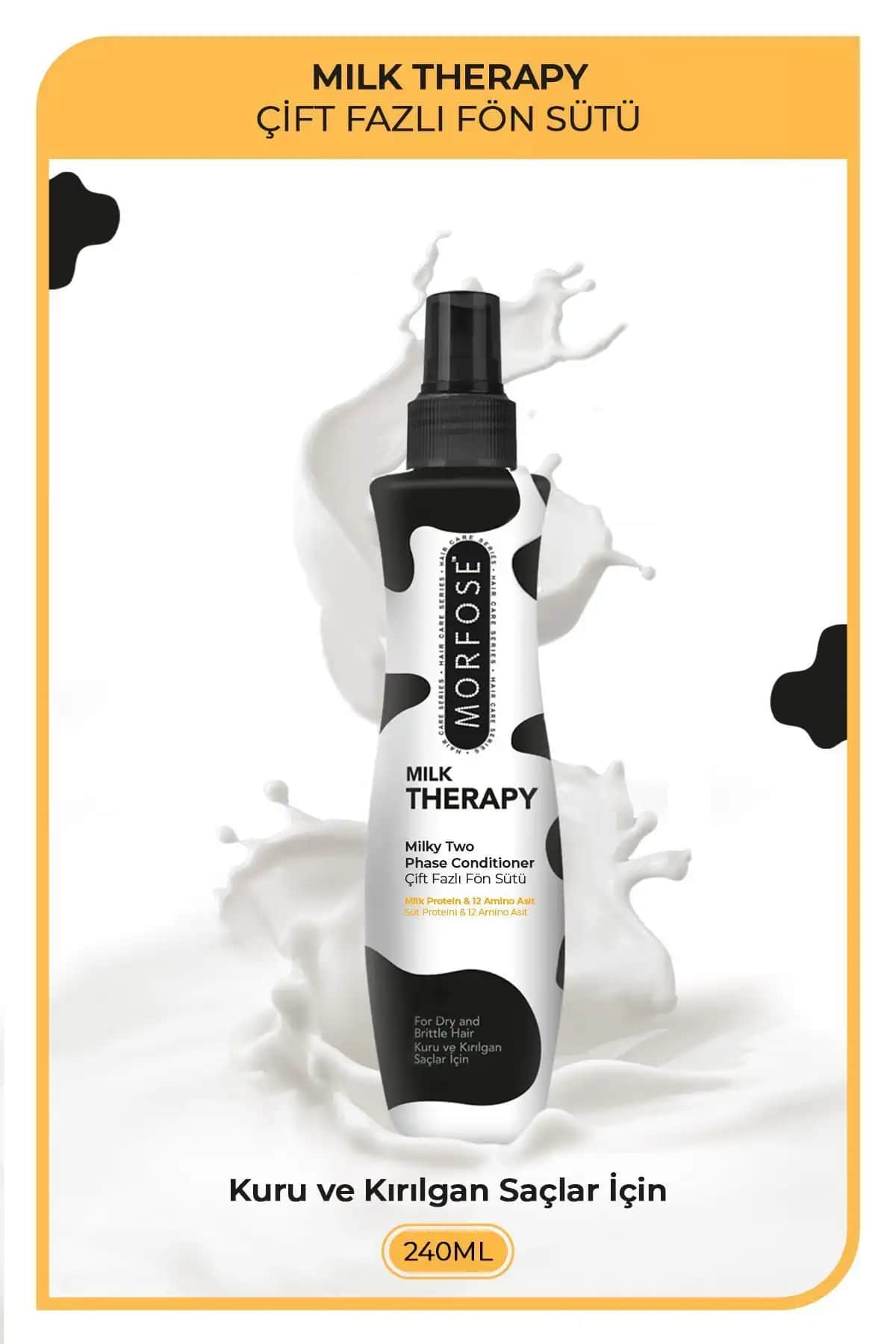 Morfose Milk Therapy Çift Fazlı Fön Sütü ile Sağlıklı ve Parlak Saçlar İçin En İyi Çözüm