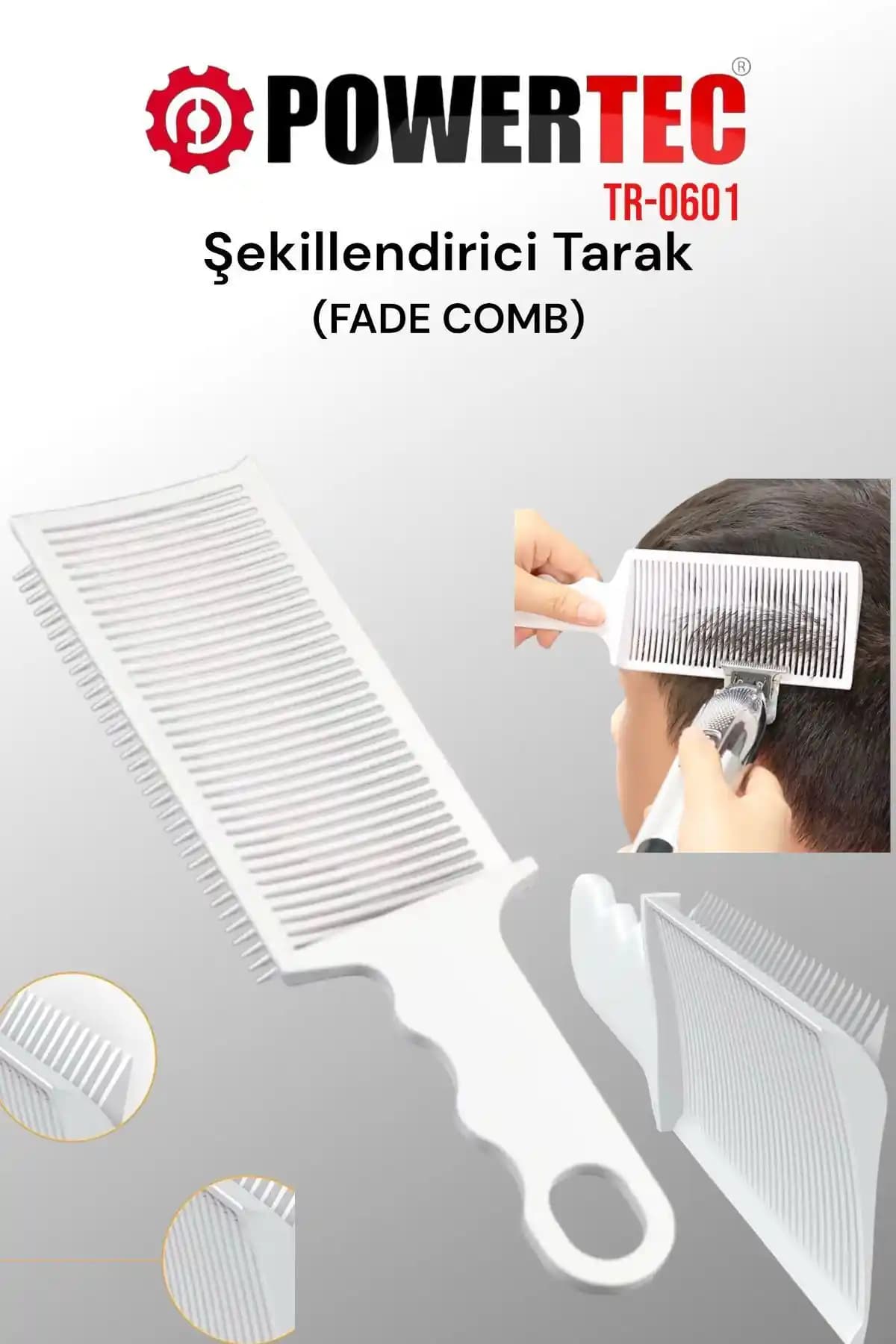 Powertec TR-0601 Şekillendirici Tarak: Pratik ve Dayanıklı Saç Bakım Aracı