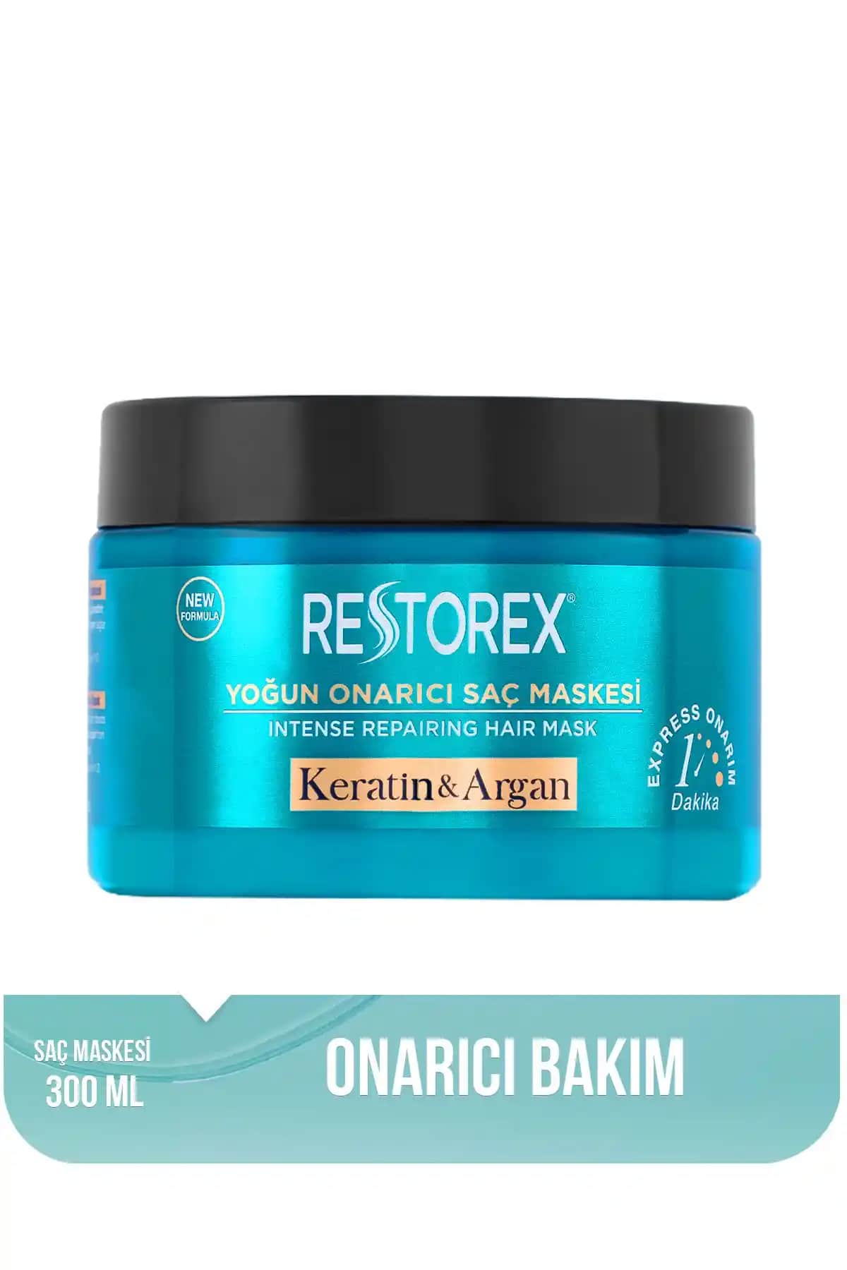 Restorex Keratin ve Argan Onarıcı Saç Maskesi ile Saçlarınızı Güçlendirin ve Parlaklık Kazanın