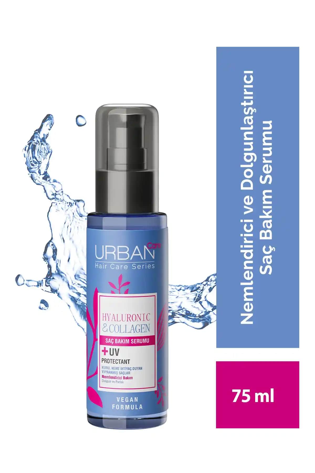 Urban Care Hyaluronik Asit ve Kolajen Serumu ile kuru ve yıpranmış saçlara etkili bakım