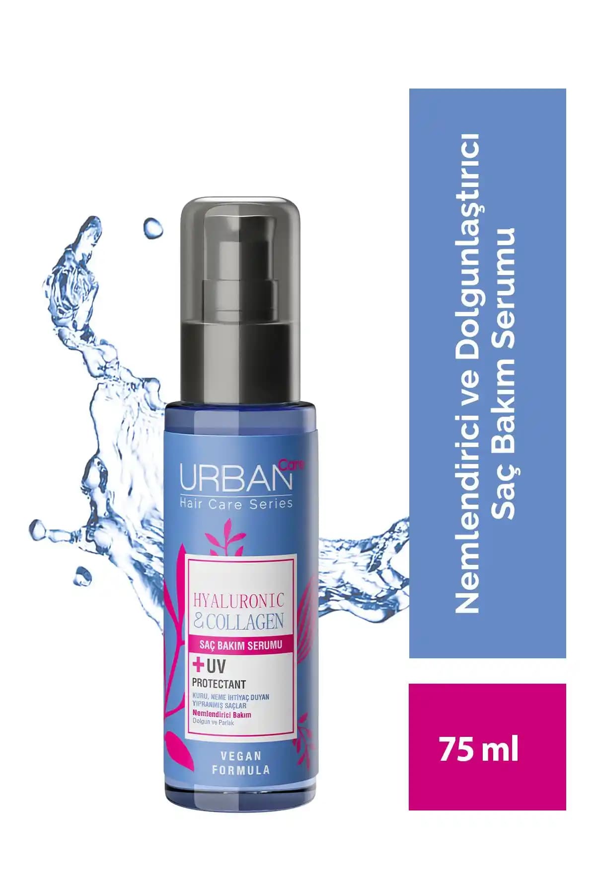 Urban Care Hyaluronik Asit ve Kolajen Serumu ile kuru ve yıpranmış saçlara etkili bakım