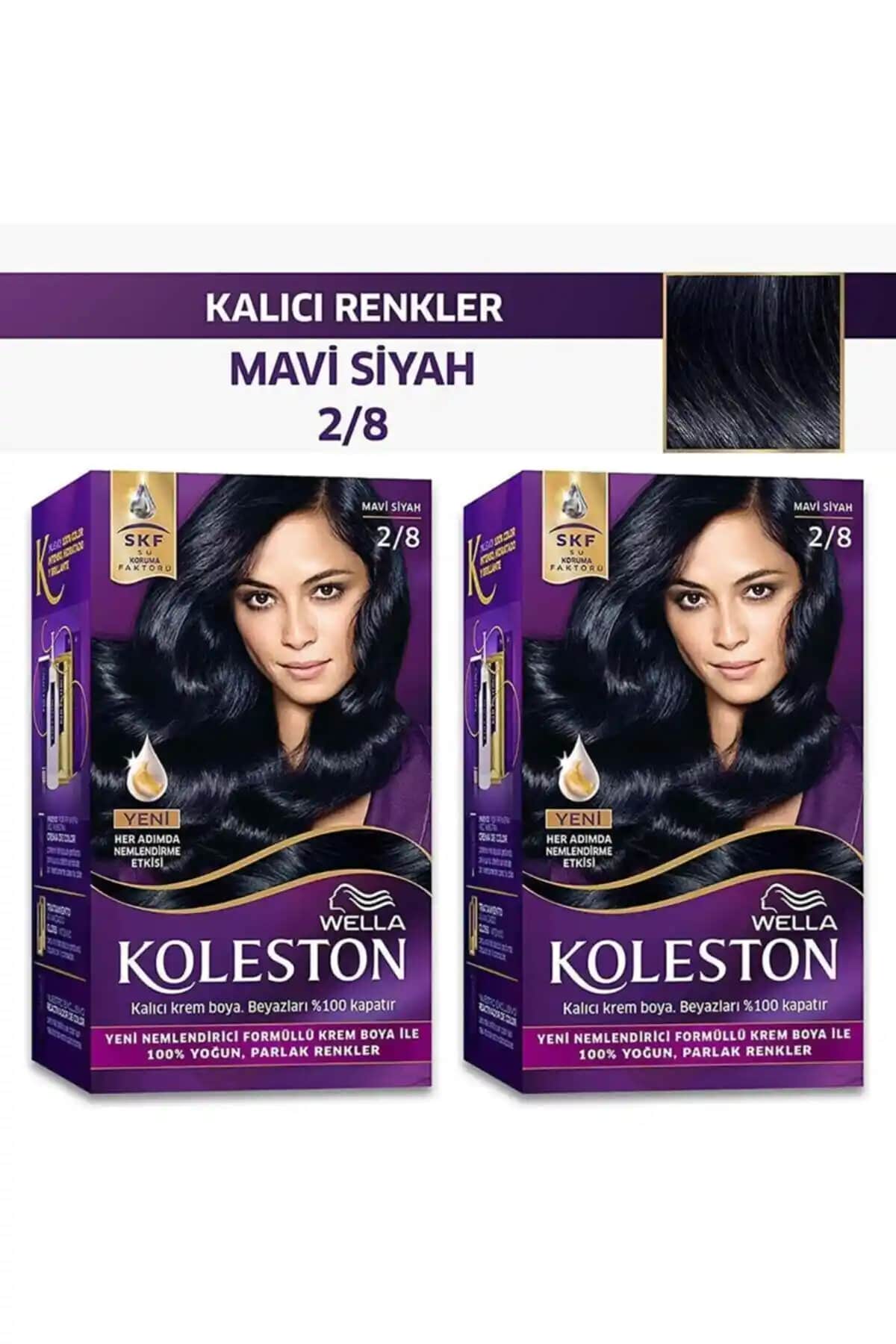 Wella Koleston Kit 2/8 Mavi Siyah Profesyonel ve Kalıcı Saç Boyası Ürünü Özellikleri