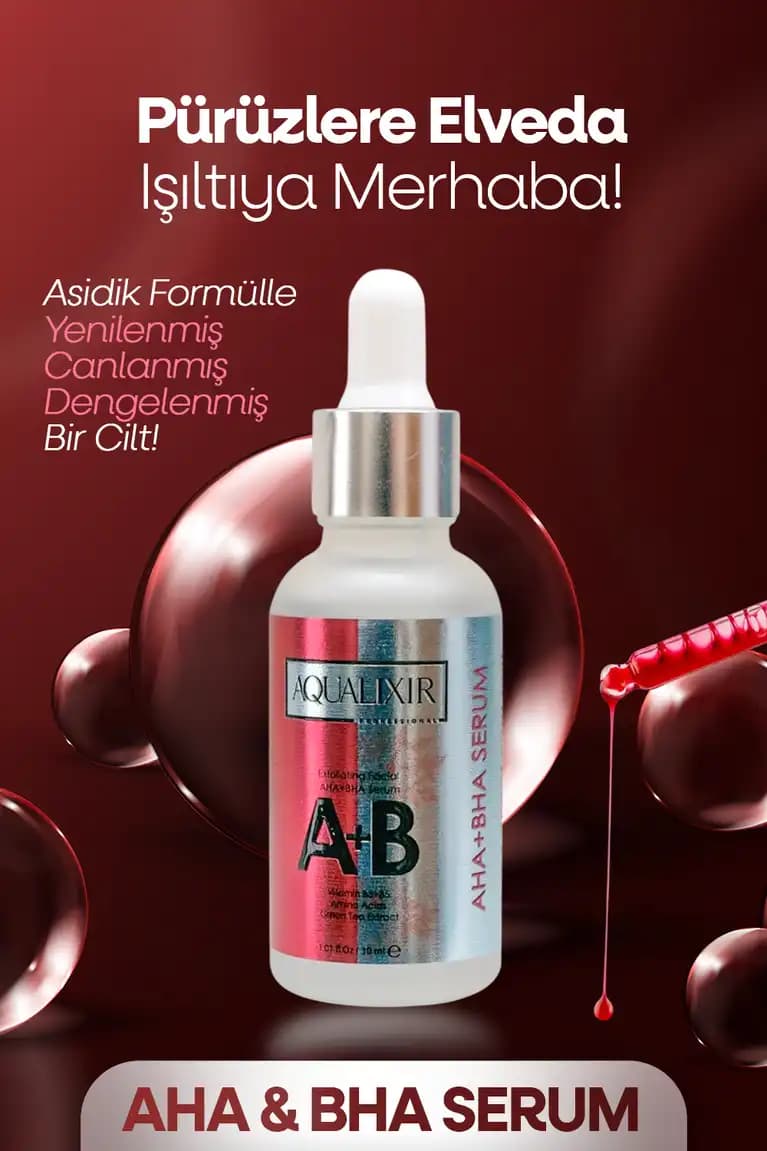 AHA ve BHA Serumları: Cilt Sağlığını Destekleyen Aktif Bileşenler ve Kullanım İpuçları