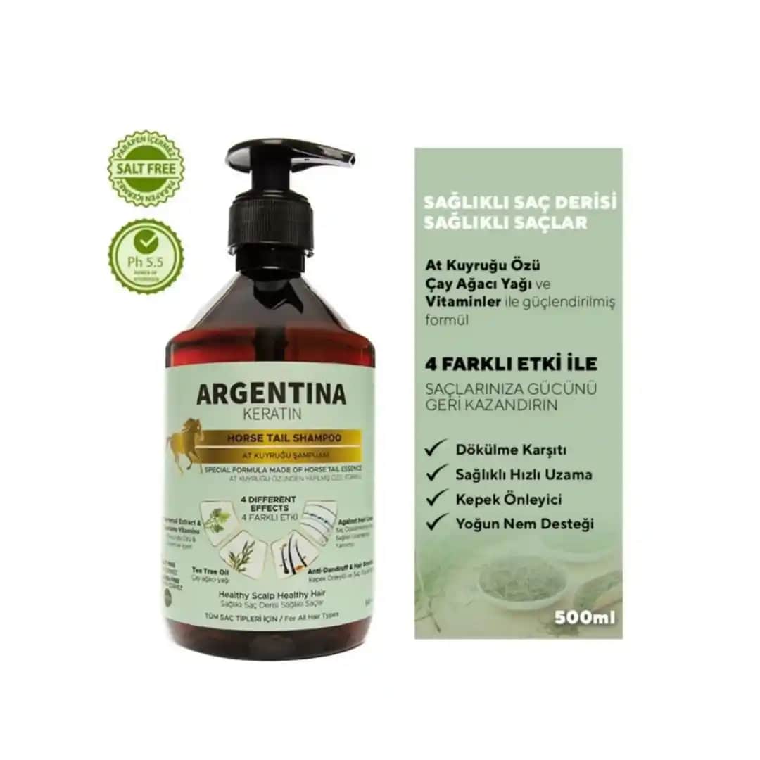 Argentina Keratin Şampuanı Saç Sağlığını Destekleyen Doğal ve Etkili Ürün