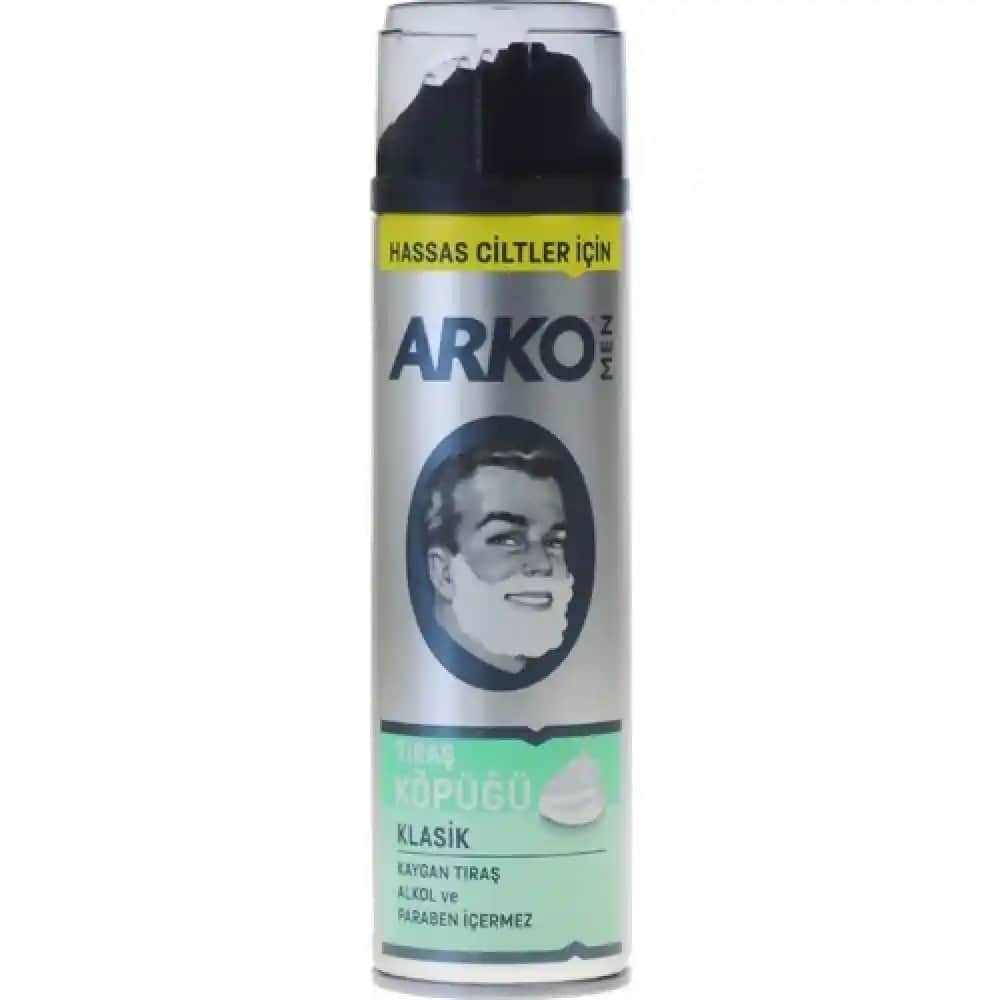 Arko 200 ml Tıraş Köpüğü ile Erkek Bakımında Konfor ve Koruma Sağlayın