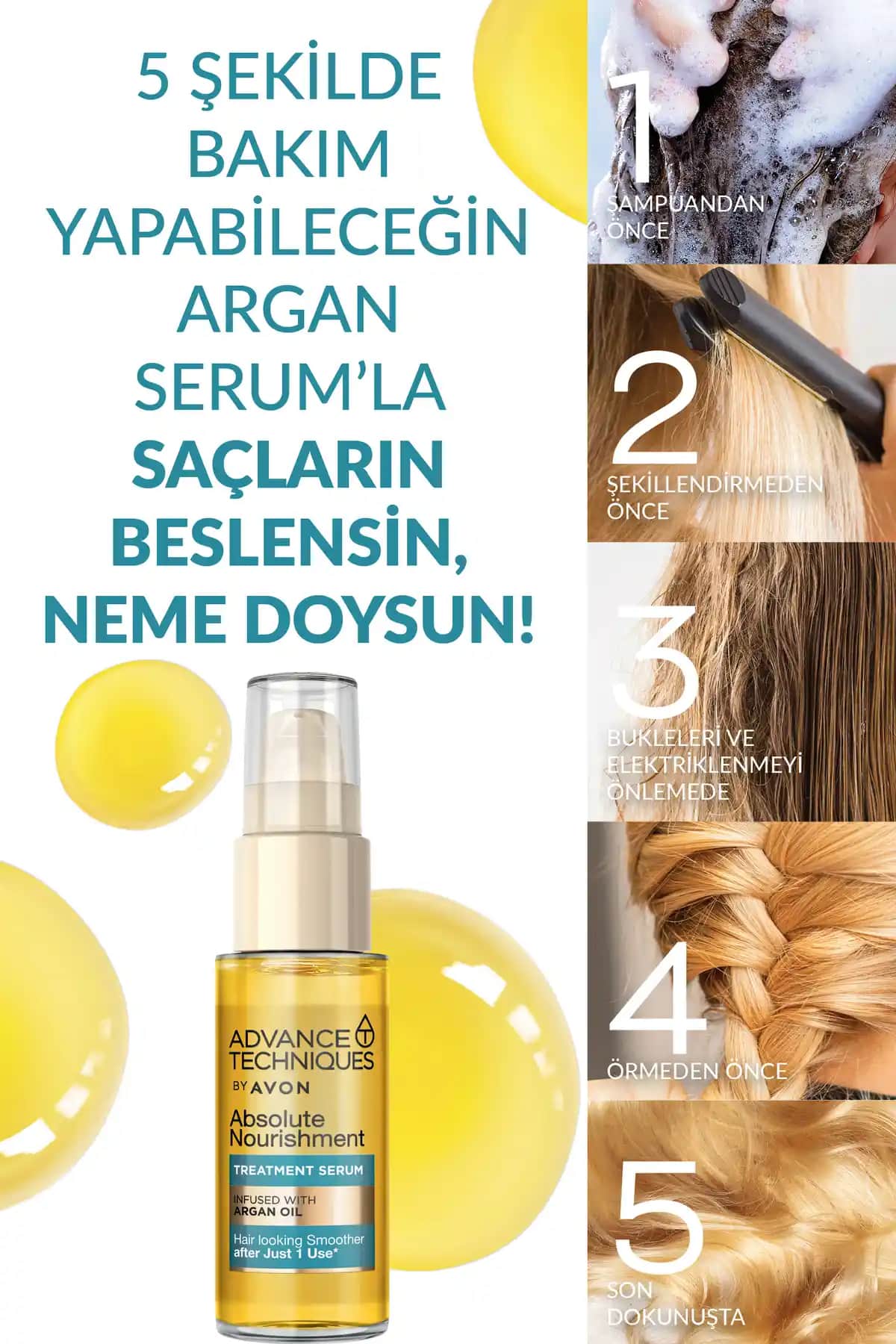 Avon Saç Serumu: Saç Sağlığı ve Parlaklığı İçin Güçlü ve Uygun Fiyatlı Çözüm