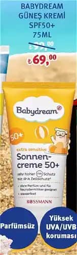 BabyDream Güneş Kremi: Hassas Ciltler İçin Yüksek Koruma Sağlayan Güvenilir Güneş Koruyucu