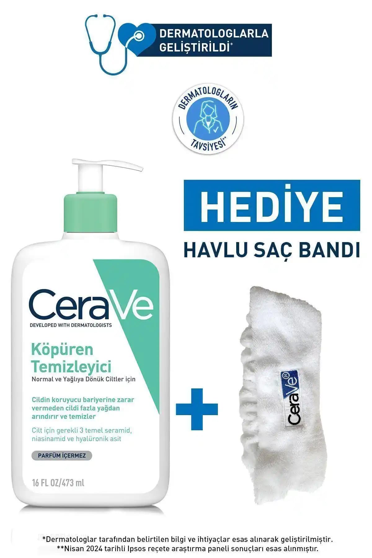 Cerave Köpüren Temizleyici: Normal ve Yağlı Ciltler İçin Uygun Temizlik Çözümü