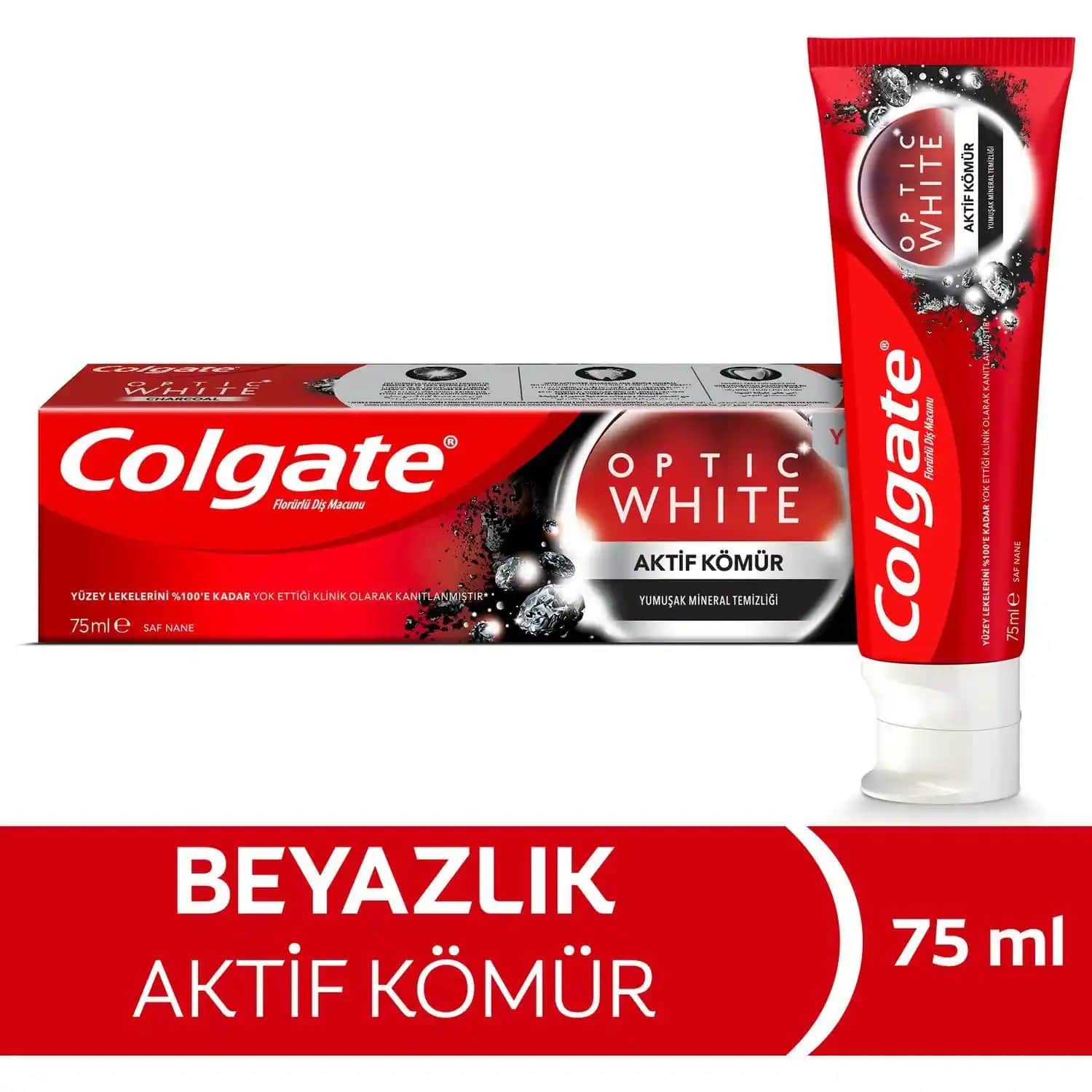 Colgate Optik White Aktif Kömür ile Doğal ve Güvenli Diş Beyazlatma Yöntemi