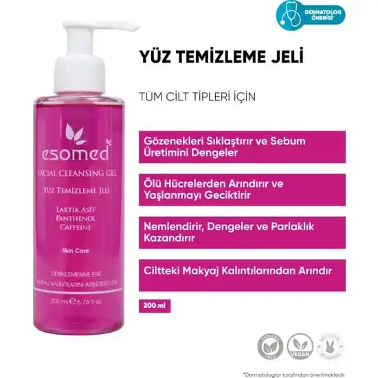 Esomed Yüz Yıkama Jeli: Hassas ve Sağlıklı Ciltler İçin Temizleme Çözümü