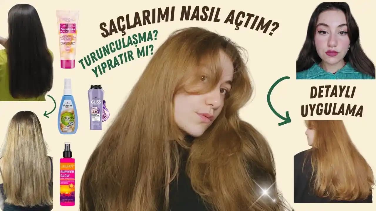 Evde Saç Açıcı Kullanımı: Güvenli ve Doğal Yöntemlerle Saç Renginizi Açın