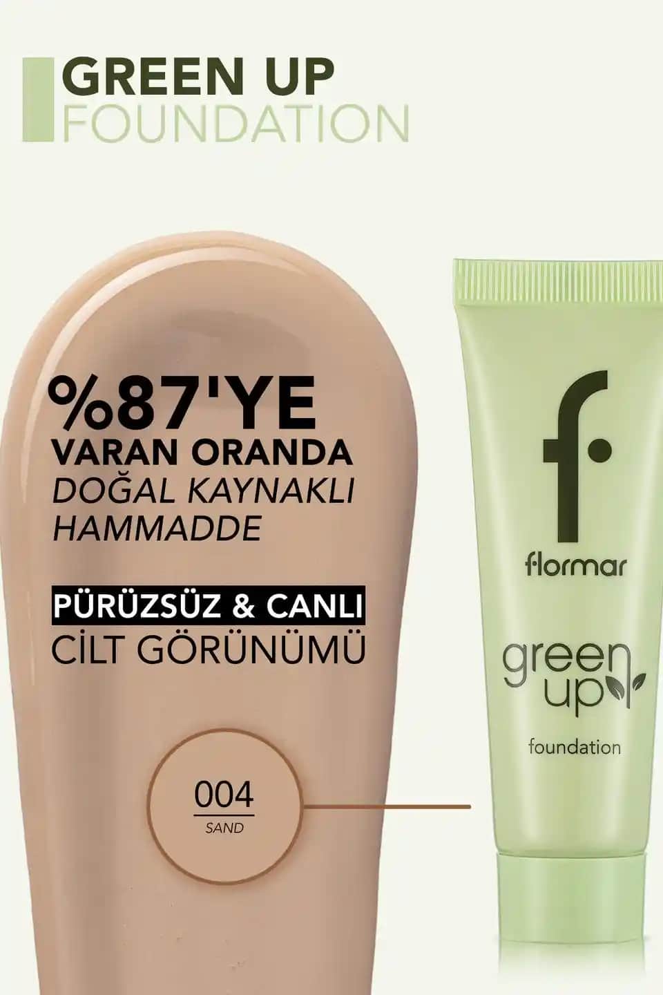 Flormar Green Up Fondöten: Doğal ve Sağlıklı Cilt İçin Mükemmel Seçenek
