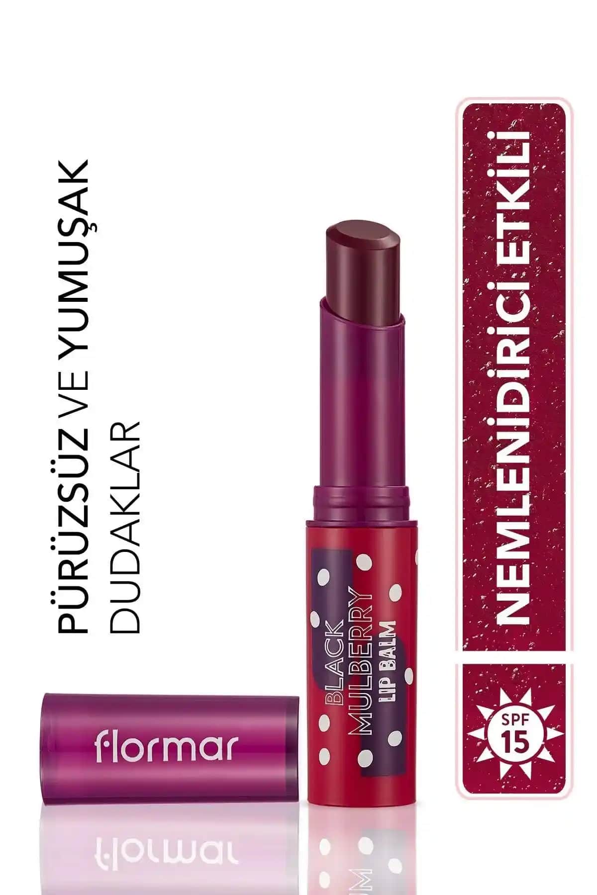 Flormar Siyah Dut Özlü Lip Balm ile Dudaklarınızı Doğal ve Sağlıklı Tutun