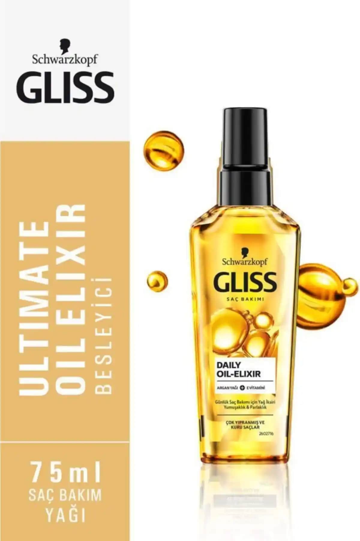 Gliss Ultimate Oil Elixir: Saç ve Cilt Bakımında Doğal ve Çok Yönlü Çözüm
