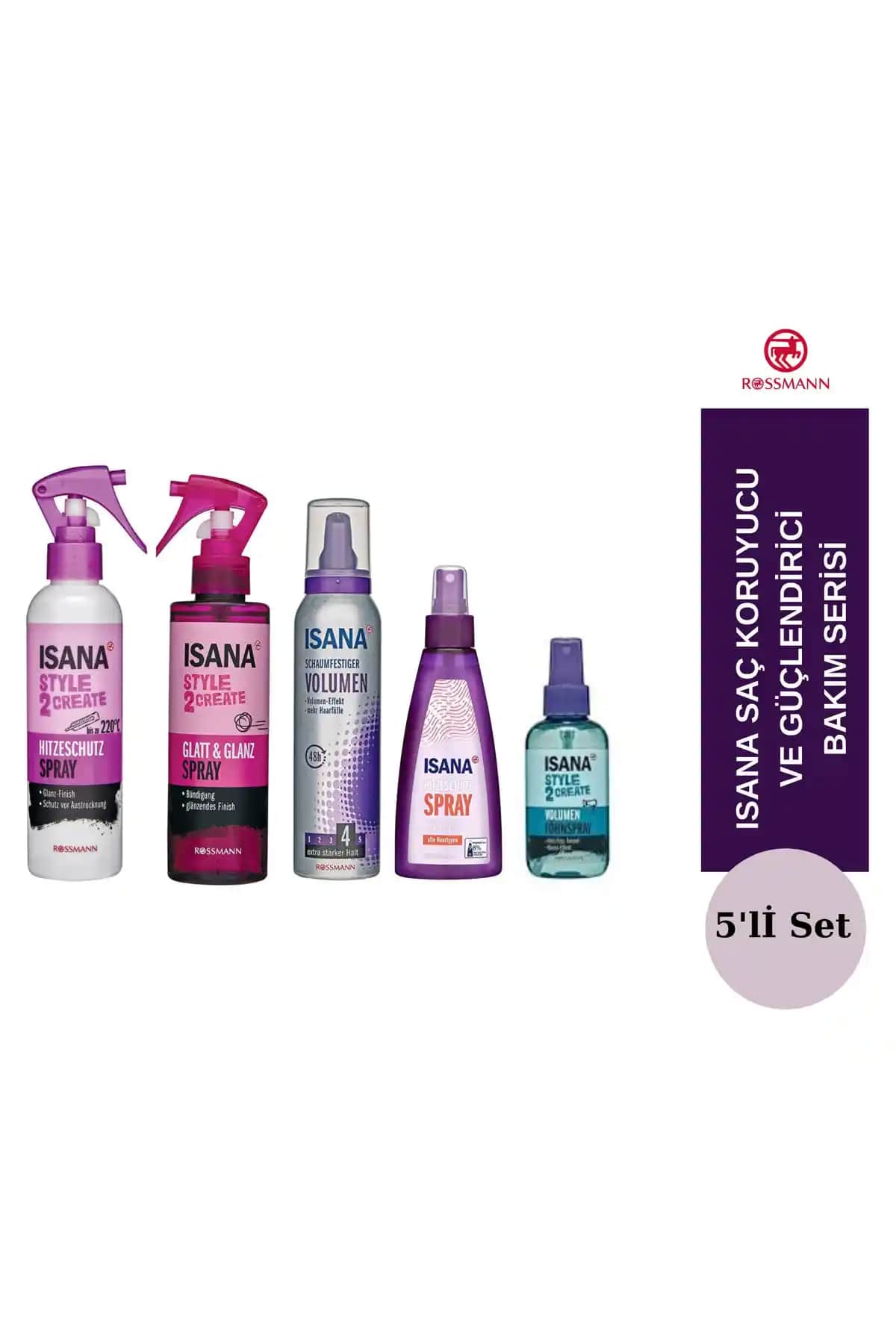 İsaña Fön Spreyi: Saçlarınızı Koruyan ve Parlatan Güçlü Bir Bakım Ürünü