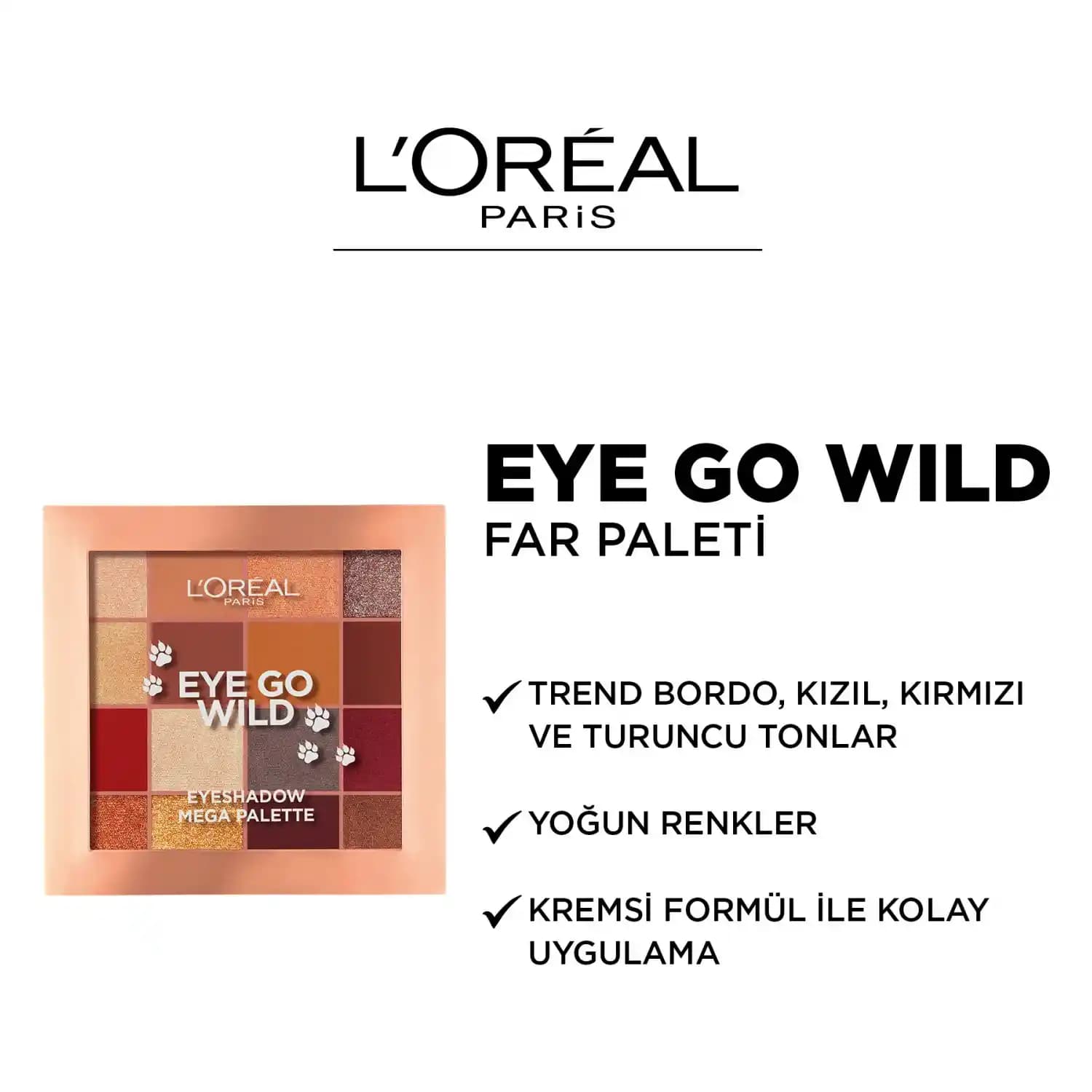 L'Oréal Paris Eye Go Wild Far Paleti ile Yaratıcı ve Renkli Makyaj Deneyimleri