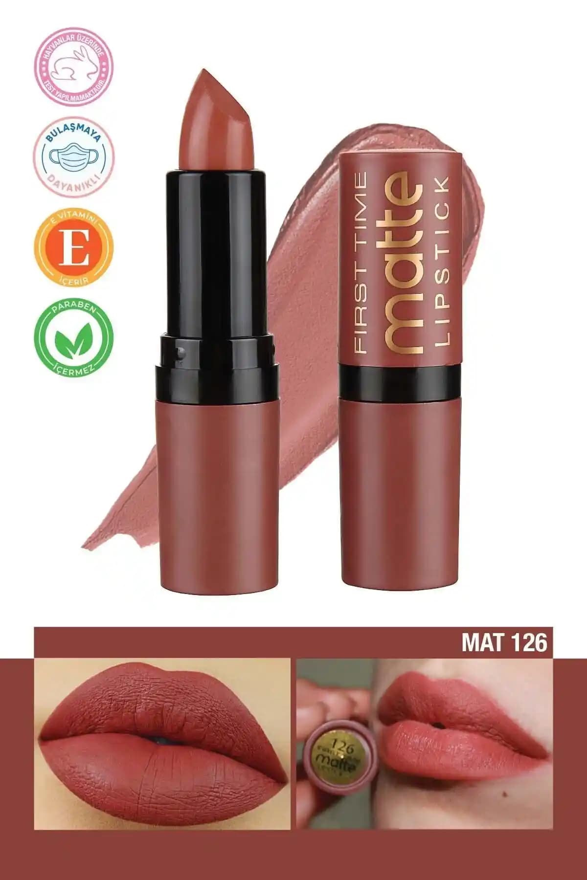 Mat Ruj 126 ile Makajda Devrim Yaratın Günlük ve Kalıcı Dudak Görünümü