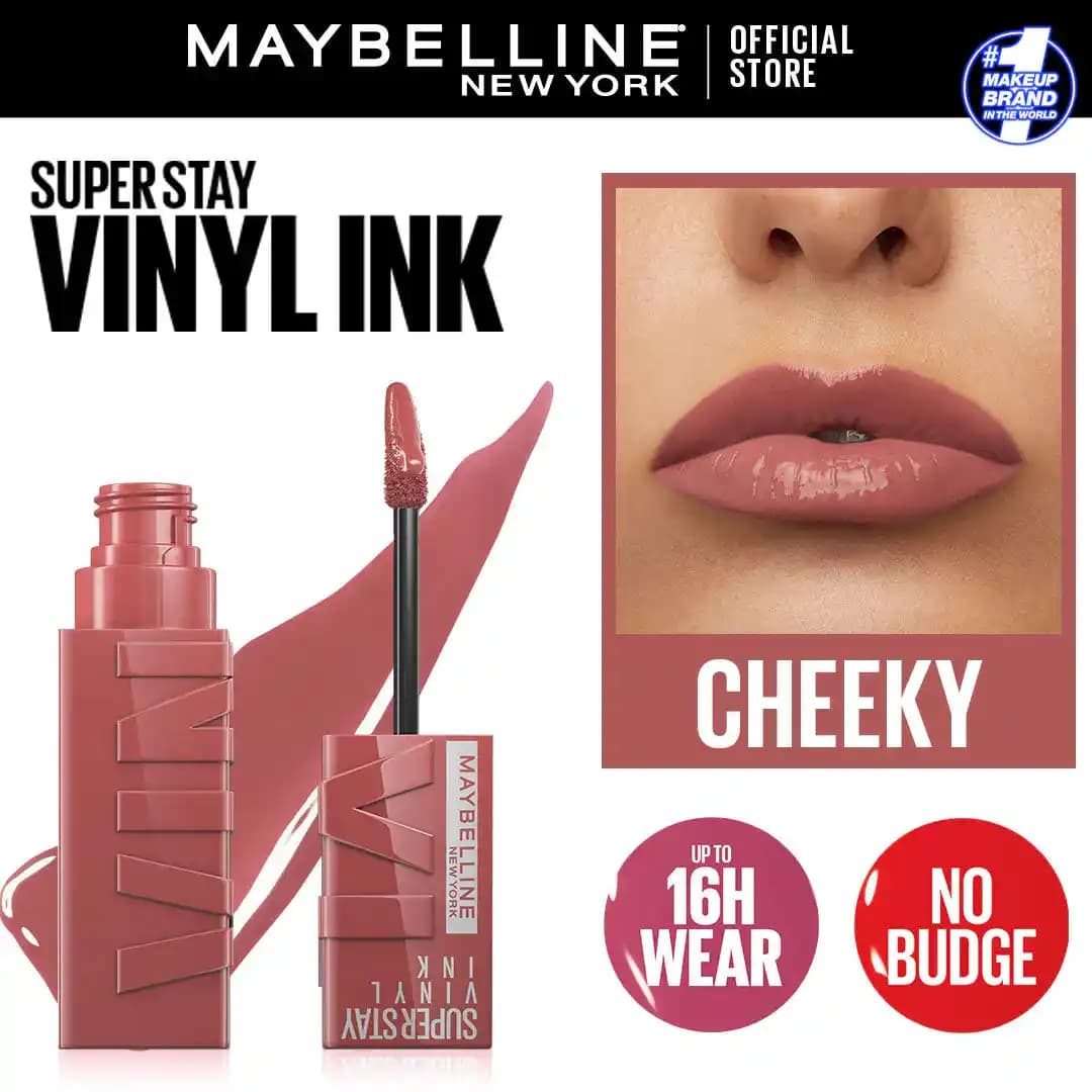 Maybelline Superstay Vinyl Ink Cheeky ile Uzun Süre Kalıcı ve Parlak Makyaj Deneyimi