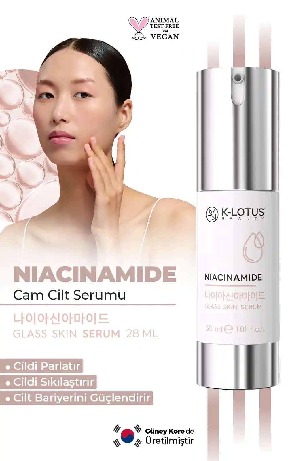 Niacinamide ve Ciltteki Etkileri Kızarıklık ve Rahatlatıcı Özellikler